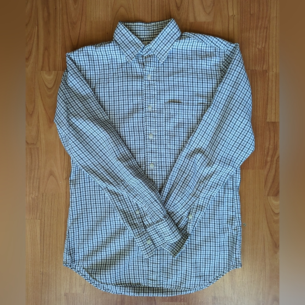 Uniqlo Men's Checked Slim Fit Button Up Size S